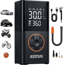 AstroAI L7 Portable Tire Inflator – Cordless 150 PSI Air Pump with LED & Gauge