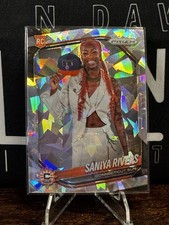 2025 Panini Prizm WNBA Saniya Rivers Rookie RC Ice Prizm #150 Sun