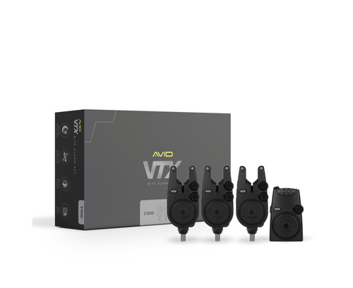 Avid Carp VTX Bite Alarm Set 2 o 3 aste + ricevitore - Foto 11 di 13