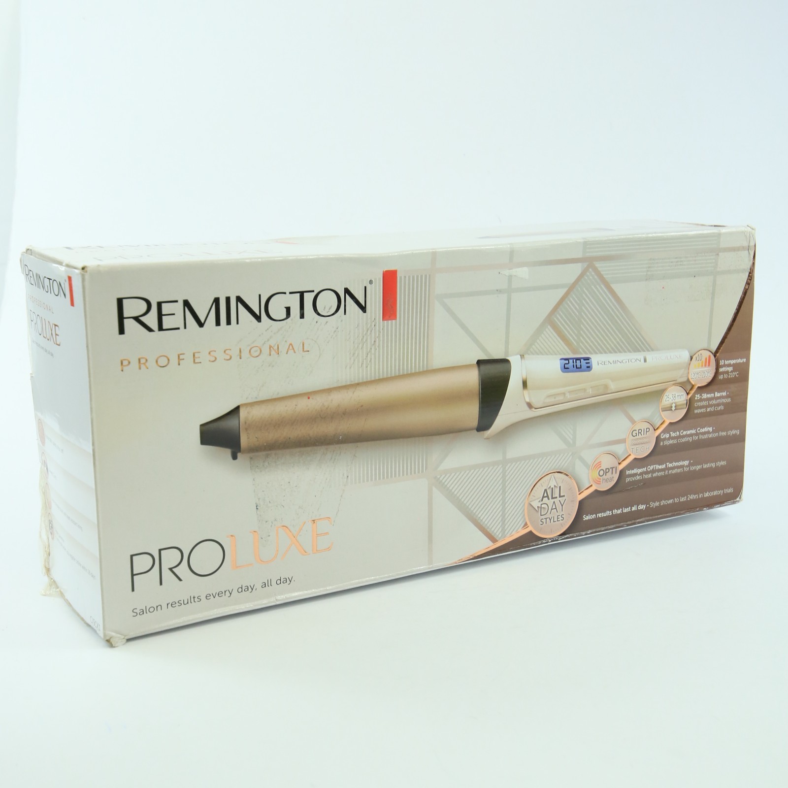 Remington CI91X1 ProLuxe Hair Curling Wand 25-38mm Rose Gold