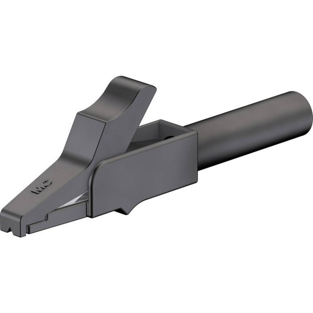 Stäubli SAGK4-K Morsetto a clip/coccodrillo isolato CAT II Nero