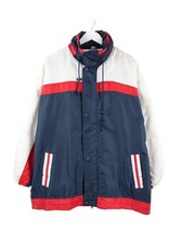 Vintage 90s Sailing Jacket Blue L Mens