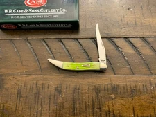 CASE XX TINY TOOTHPICK KNIFE LIME GREEN BONE 1st RUN UNSED w/BOX 2009