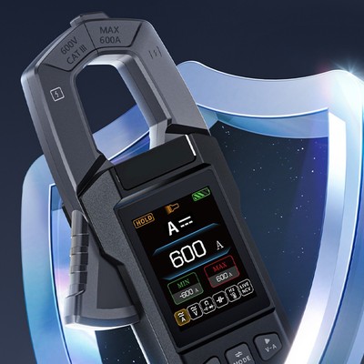 Benutzerfreundliche DMC100 Stromzange mit einstellbarer Helligkeit und Hintergru