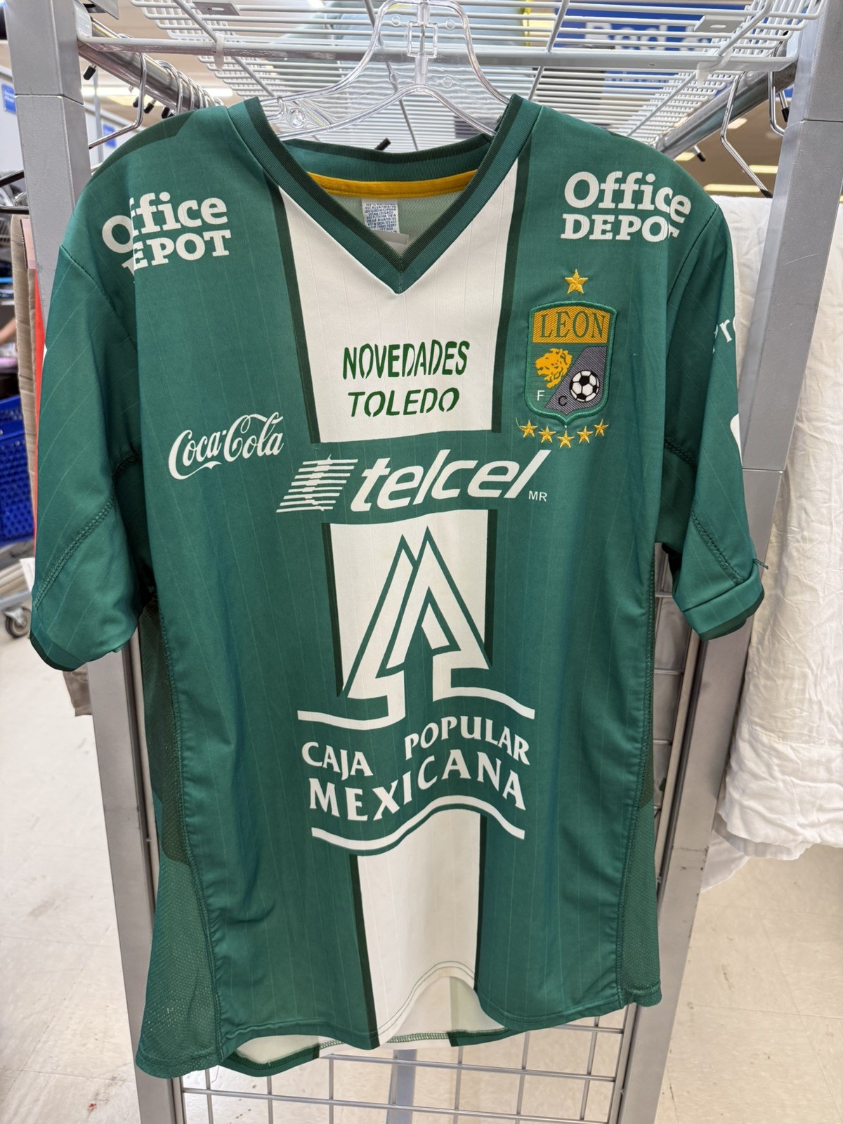 2 Vintage Club Leon FC Soccer Jersey Telcel/Corona Mexico - READ description 