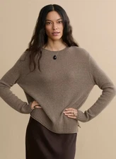 Jenny Kayne Taupe Everyday Sweater Size M