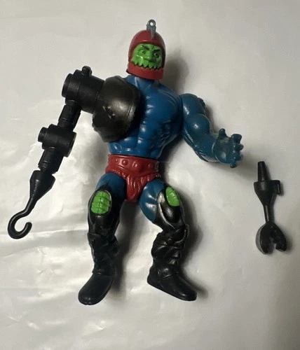 Vtg 1981 He-Man Masters Of The Universe Trap Jaw Action Figure No Belt No Gun