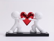 Doug Hyde Heart to Heart Sculpture - new valentine Release - with COA