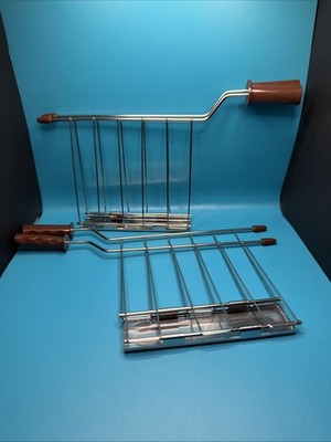 2 Bread Warming Rack Sandwich Rack Bread Slice Holder Toaster Rack Vintage