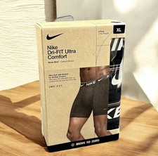 Men  s Nike Dri-Fit Ultra Soft Comfort Stretch 3-Pack Boxer Briefs Underwear XL