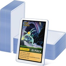 15 Pack Clear 3x4 Card Sleeves -  Protectors for Trading & Baseball Cards