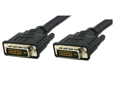 DVI-D Dual-Link Kabel Stecker/Stecker schwarz 3m Techly ICOC-DVI-8130
