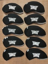 10Pcs PXG Golf Club Iron Head Covers Neoprene Black Classic General 4-9 ASPL/W