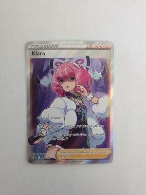 Pokemon Card TCG - Klara SWSH302 Full Art Trainer Sword & Shield Promo Near  Mint | eBay