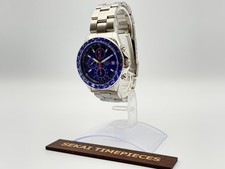 Seiko Flightmaster 7T92-0CF0 Pilot Chronograph Blue Dial Quartz Men's Watch #3