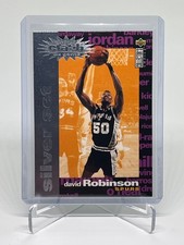 1995-96 UD Collector's Choice Crash the Game Silver Set David Robinson #C11