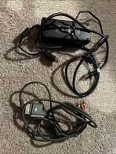 Microsoft Xbox 360 Power Supply Cord and Audio/Video AV Component HD Cable