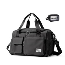 Women's Small Travel Duffle Bag Gym Bag with Shoe Compartment Carry On