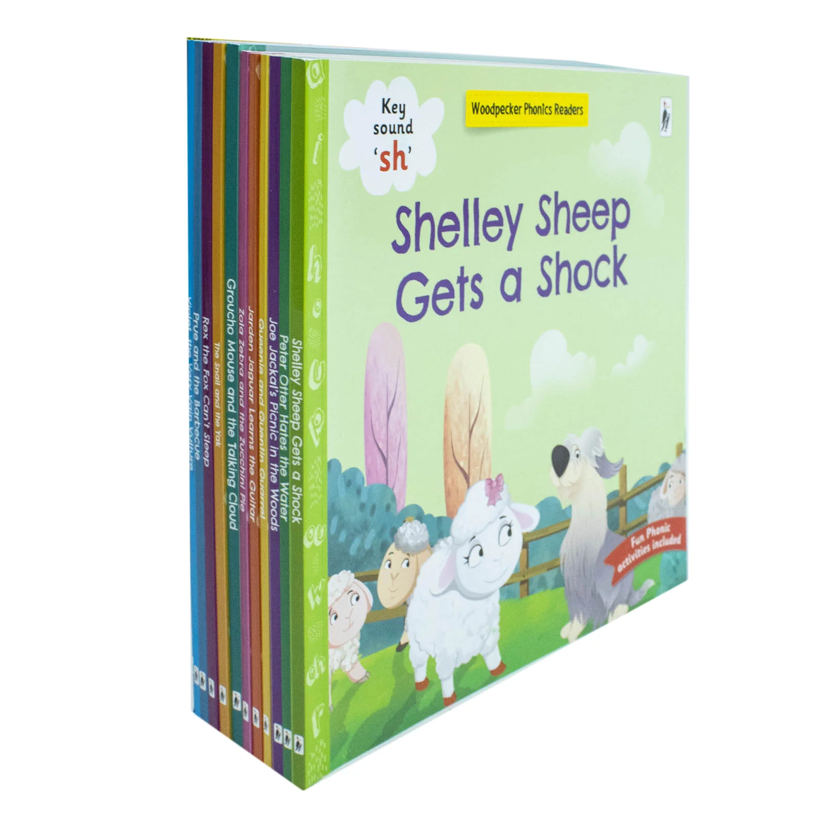 B&Q -  My Third Phonic Sounds 12 Books Collection Box Set With Included Fun Activities(Shelley Sheep Gets A ShockThe Snail And The Yak, - Image 6