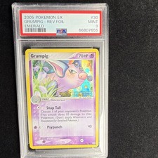 Pokemon 2005 EX Emerald Grumpig 30/106 Reverse Holo PSA 9 English 70 HP POP21 on eBay