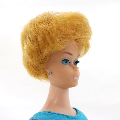 Barbie Midge 1962 Rousse Bubble Cut Tenue De Pluie Jaune D'époque - Originale