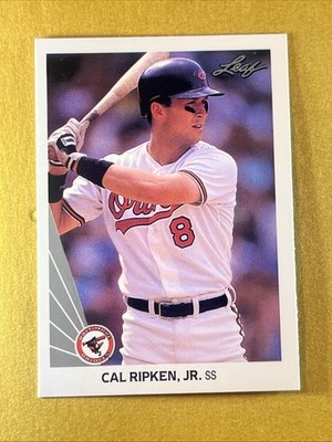 1990 Leaf #197 Cal Ripken, Jr. Baltimore Orioles Iconic Set
