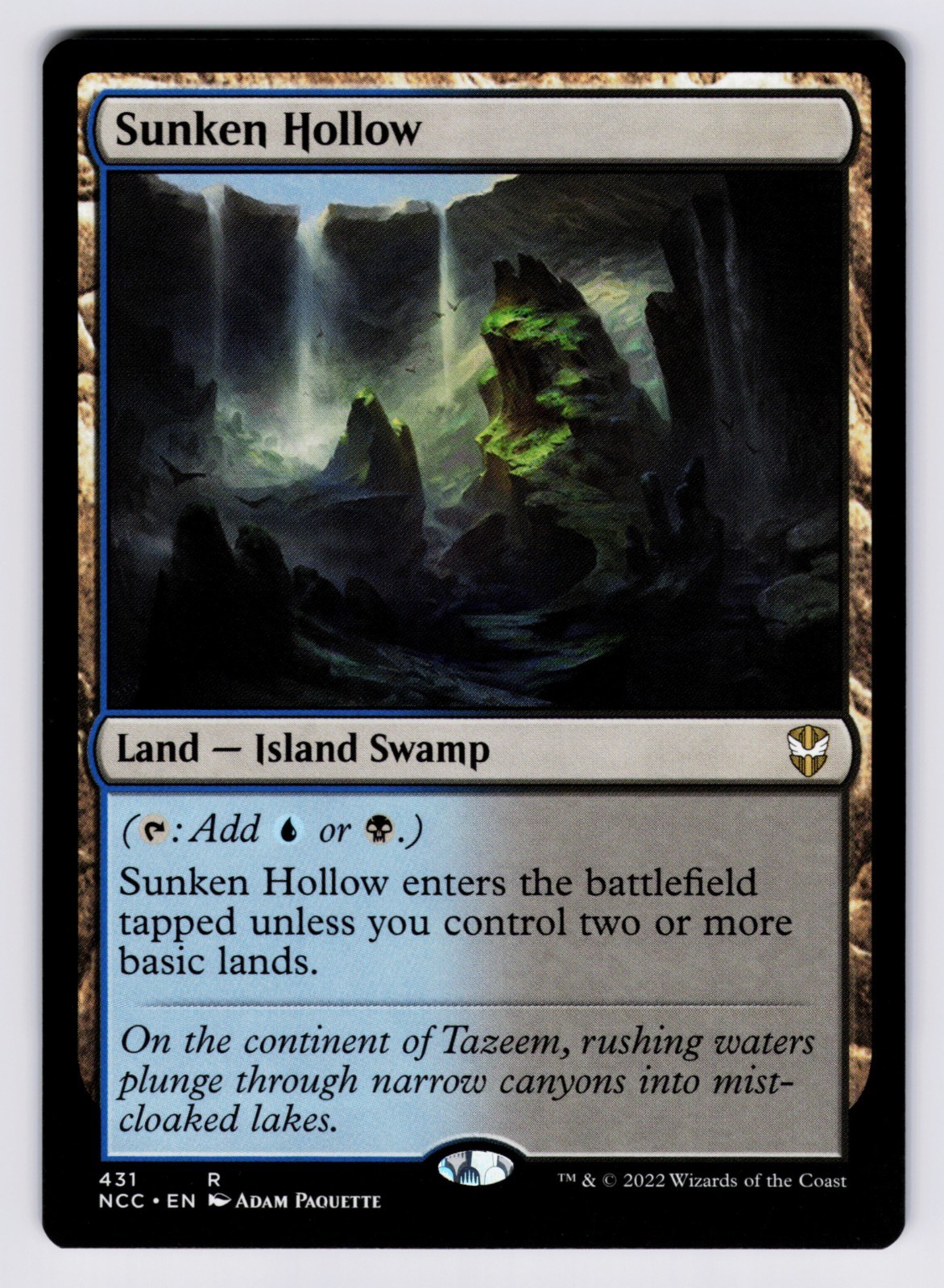 Sunken Hollow [431] NCC Rare Non-Foil [MTG Card English]