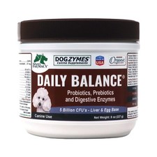 Dogzymes Probiotic Daily Balance - Supplies Nutritional Support and 8 Ounce