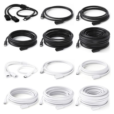 Type C Power Extension Cable for Surveillances Cameras Solar Devices Power Cord