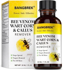 Bee Venom Wart Remover: 7x Fast Acting Wart, Corn & Callus Remover - Freeze Off