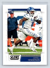 Darrell Henderson Rookie 2019 Score #398 Memphis Tigers RC 3-18