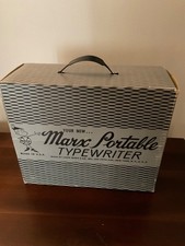 Marx Toys 1960 s Portable Child Toy Typewriter in Original Box, both in VGC.