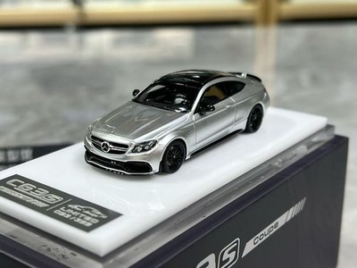 ED 1:64 CL Silver C63S  W205 Coupe Sports Model Diecast Resin Car