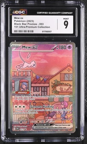 Mew EX 053 151 Ultra-premium Collection Pokemon CGC 9 Mint *007
