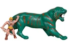 TOY MEXICAN BOOTLEG ACTION FIGURE TIGER HE MAN MOTU LOS AMOS MOD2