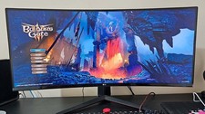 34" LG UltraGear 34GP63A-B QHD 160Hz VA Curved Gaming Monitor - Black