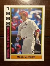 2025 Topps Heritage Baseball Through The Years 1998 # TTY-13 Mark McGwire