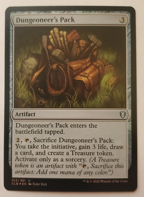 1x Dungeoneer's Pack FOIL CLB Battle for Baldur's Gate MTG NM