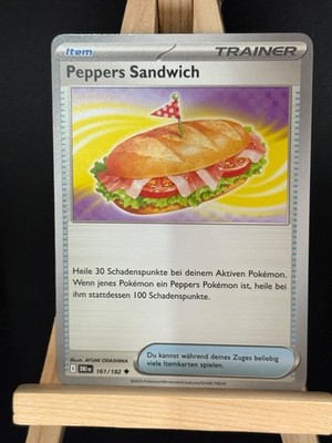 Peppers Sandwich 161/182 Pokemon Karte TCG aus dem Set Ewige Rivalen