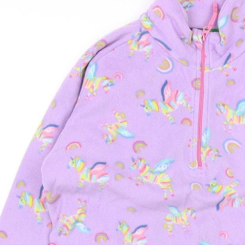 Mountain Warehouse Mädchen Einhorn Fleece Pullover - Lila Größe 13 - Bild 5 von 12