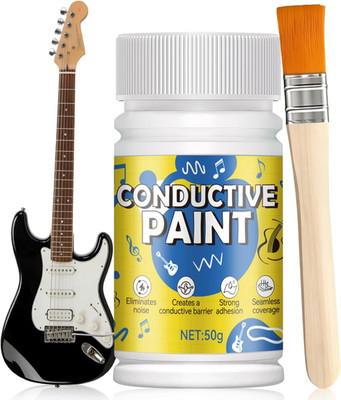 Conductive Paint, Guitar Shielding Paint, Reduces Noise, 50G | Effective Noise