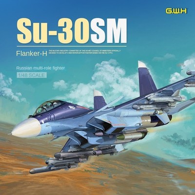 Assembly Model GreatWall L4830 1/48 Su-30SM ''Flanker-H'' Multi-Role Fighter Kit
