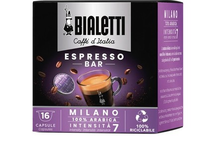 Bialetti Milano Kaffeekapseln Set 16 Stück