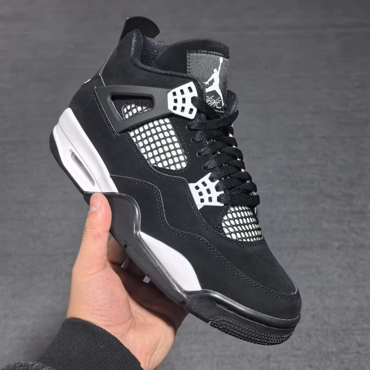 Size 9 - Air Jordan 4 Retro White Thunder for sale online | eBay