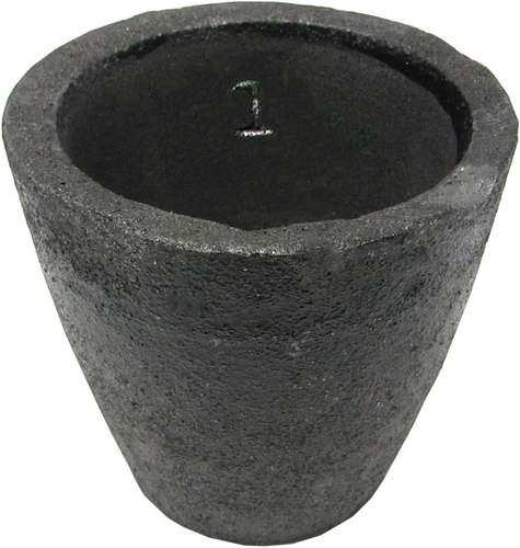 Graphite Crucible Clay Foundry Cup Melting Gold Silver Copper Aluminum - Picture 10 of 12