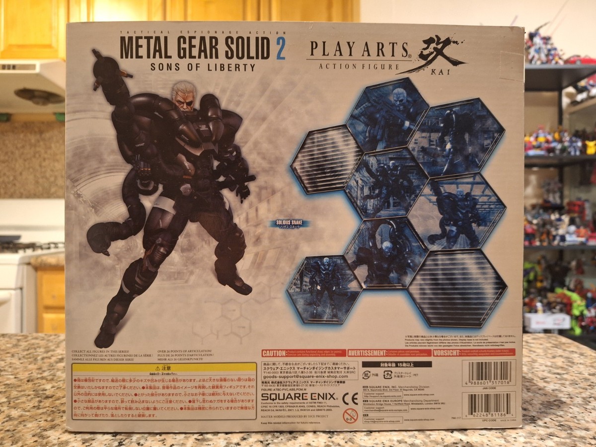 Play Arts Kai Square Enix Solidus Snake Metal Gear Solid 2 Sons of