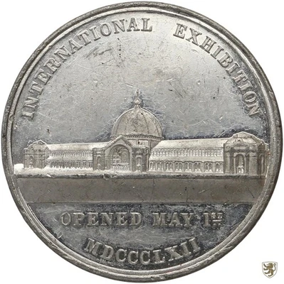 GROSSBRITANNIEN Medaille 1862 Eröffnung der Weltaustellung in London am 1. Mai 1 - Bild 1 von 2