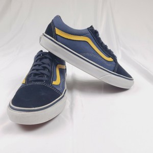 blue and yellow vans