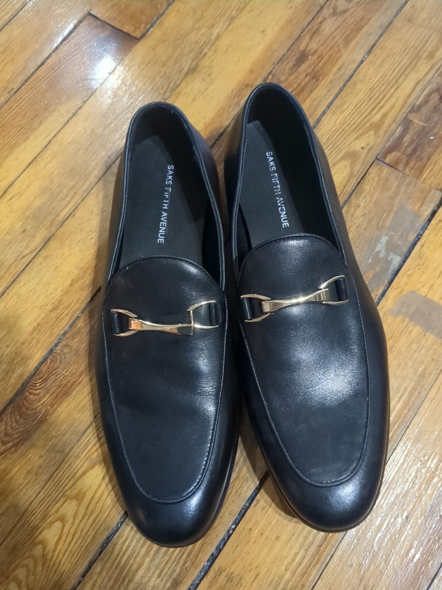 5th Avenue Saks Mens Loafers Men's Italian Dress New With Size