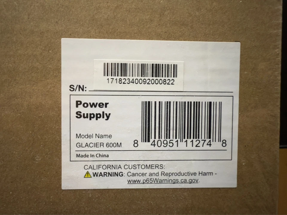 Rosewill Glacier 600M 600W Modular 80 Plus Bronze Power Supply PSU - Image 2 of 2